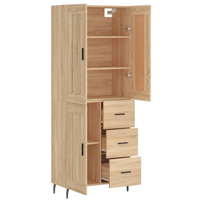 Skåp Sonoma Ek 69,5x34x180 cm