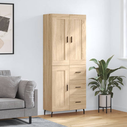 Skåp Sonoma Ek 69,5x34x180 cm