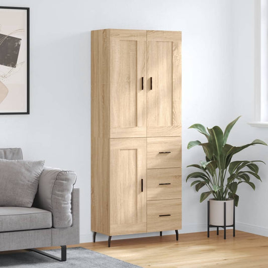 Skåp Sonoma Ek 69,5x34x180 cm