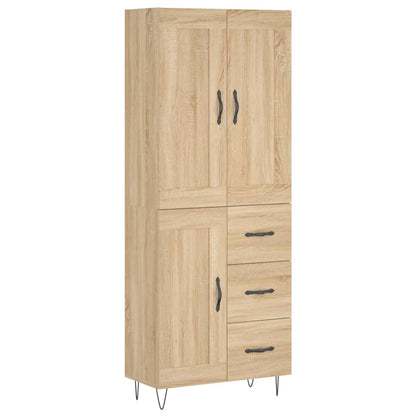 Skåp Sonoma Ek 69,5x34x180 cm