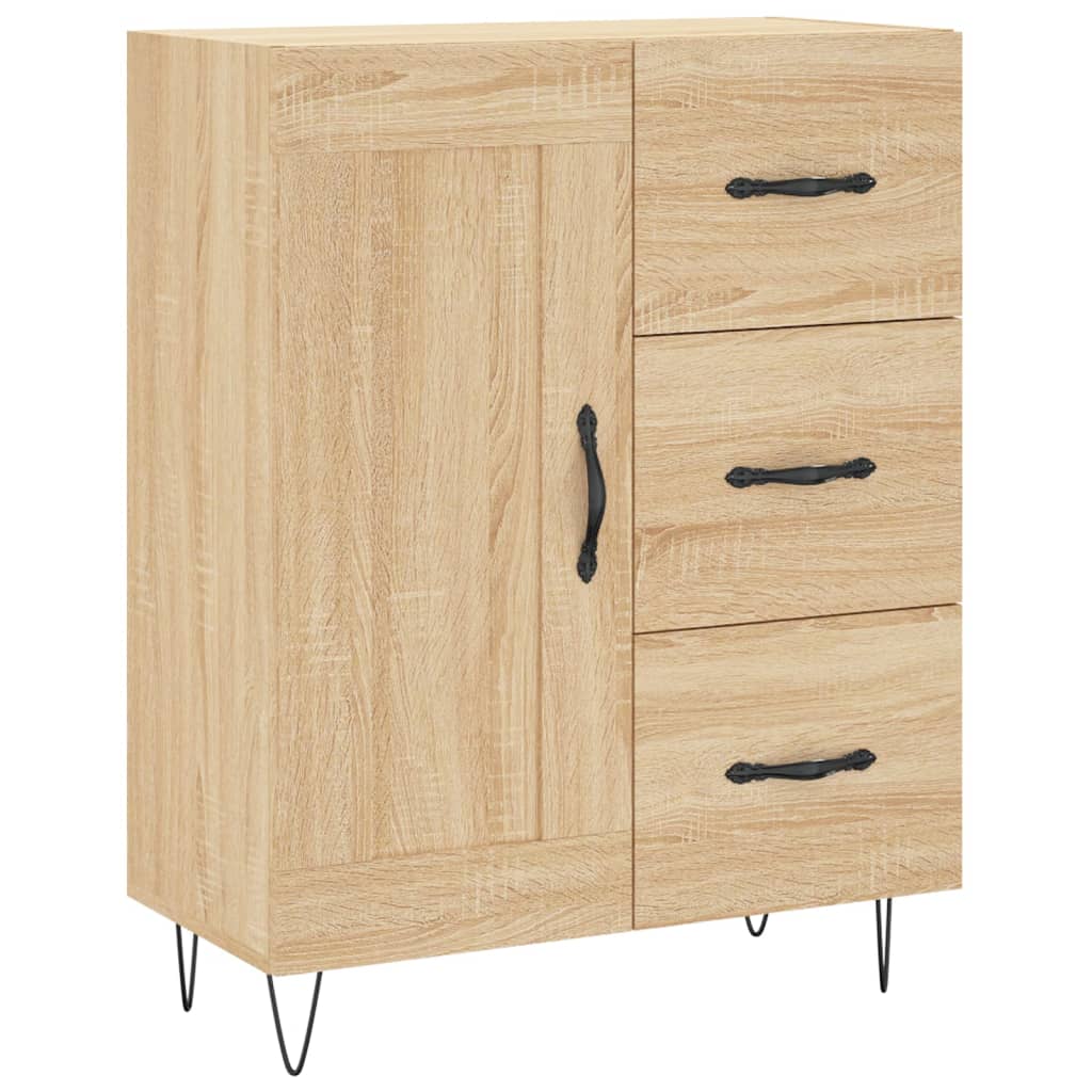 Skåp Sonoma Ek 69,5x34x180 cm