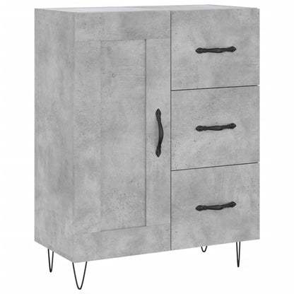 Skåp Betonggrå 69,5x34x180 cm