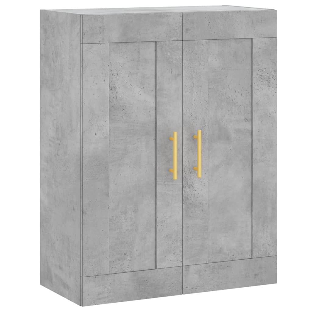 Skåp Betonggrå 69,5x34x180 cm