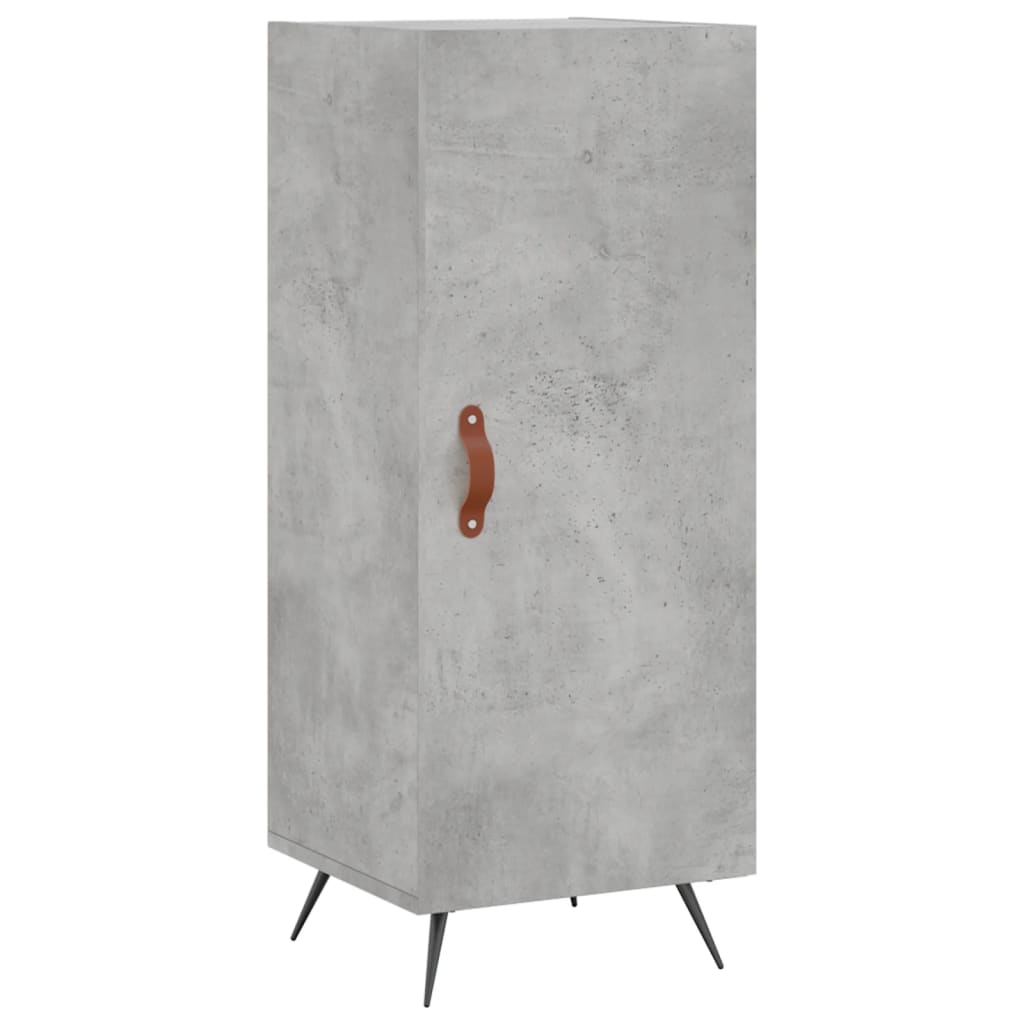 Skåp Betonggrå 34,5x34x180 cm