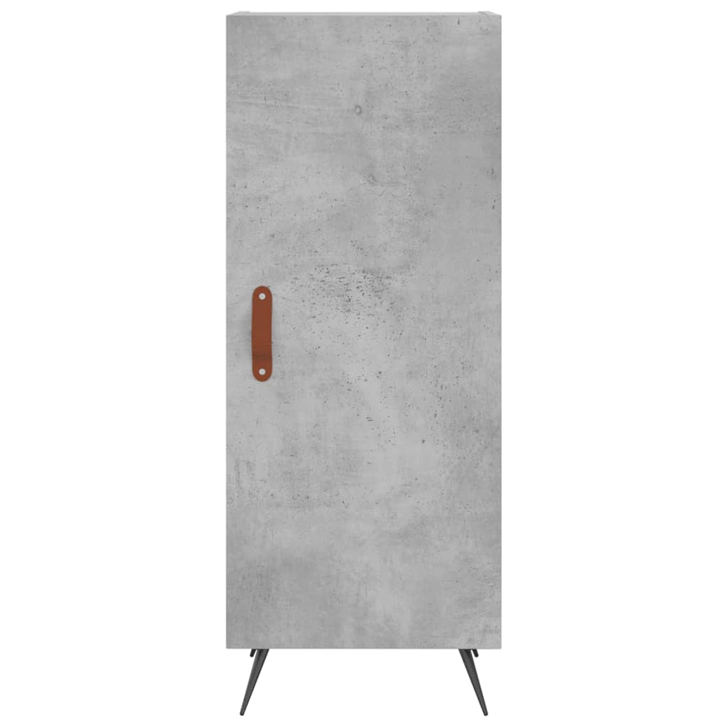 Skåp Betonggrå 34,5x34x180 cm