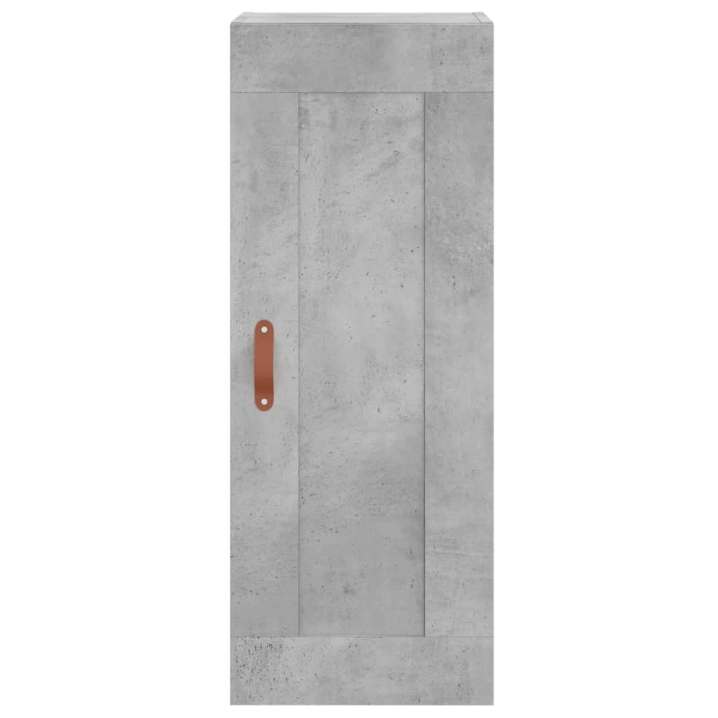 Skåp Betonggrå 34,5x34x180 cm