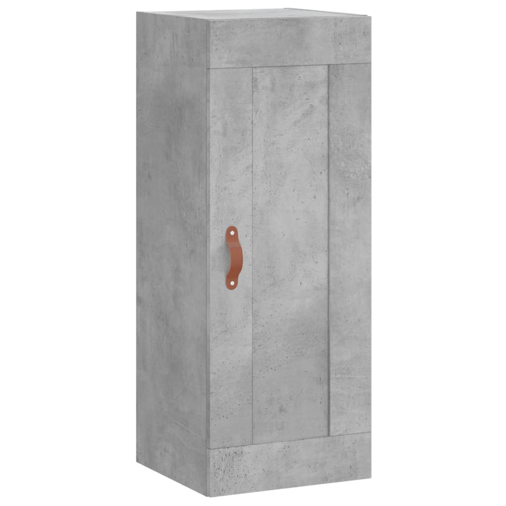 Skåp Betonggrå 34,5x34x180 cm