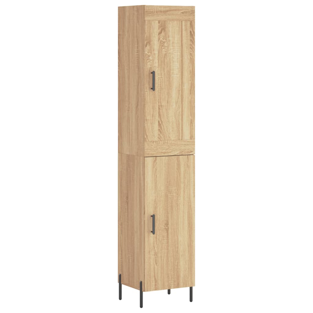 Skåp Sonoma Ek 34,5x34x180 cm