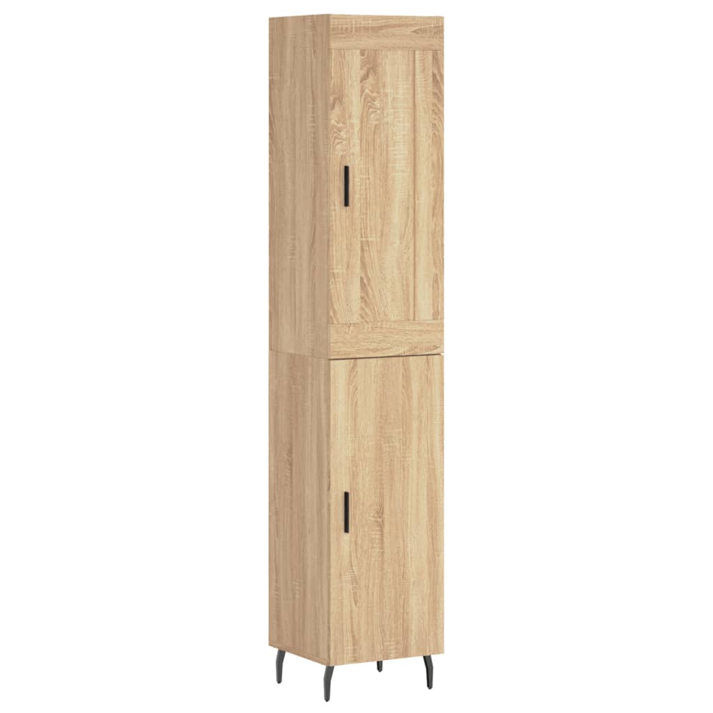 Skåp Sonoma Ek 34,5x34x180 cm