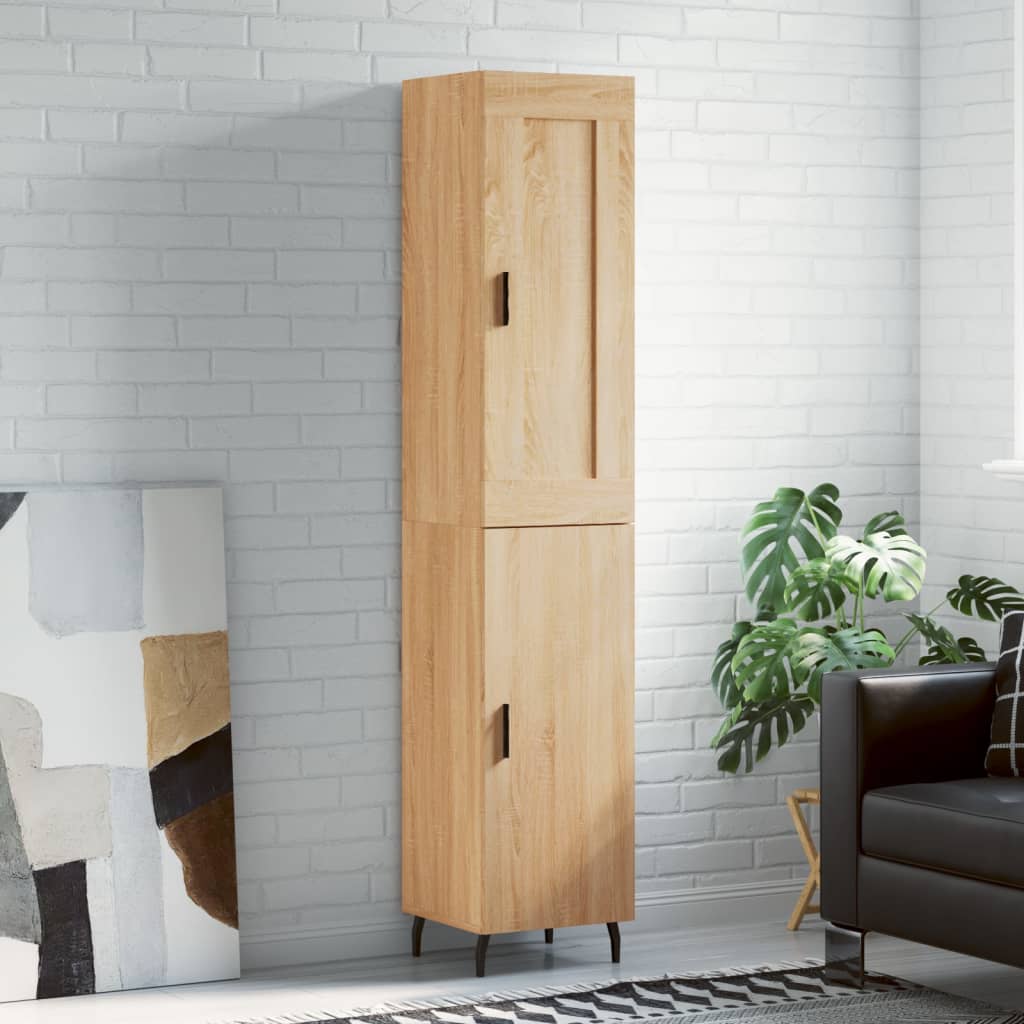 Skåp Sonoma Ek 34,5x34x180 cm