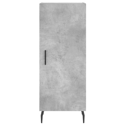 Skåp Betonggrå 34,5x34x180 cm
