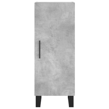 Skåp Betonggrå 34,5x34x180 cm