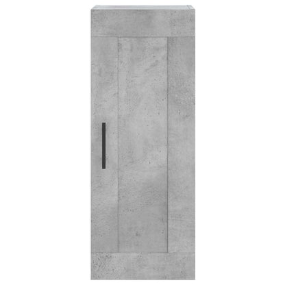 Skåp Betonggrå 34,5x34x180 cm
