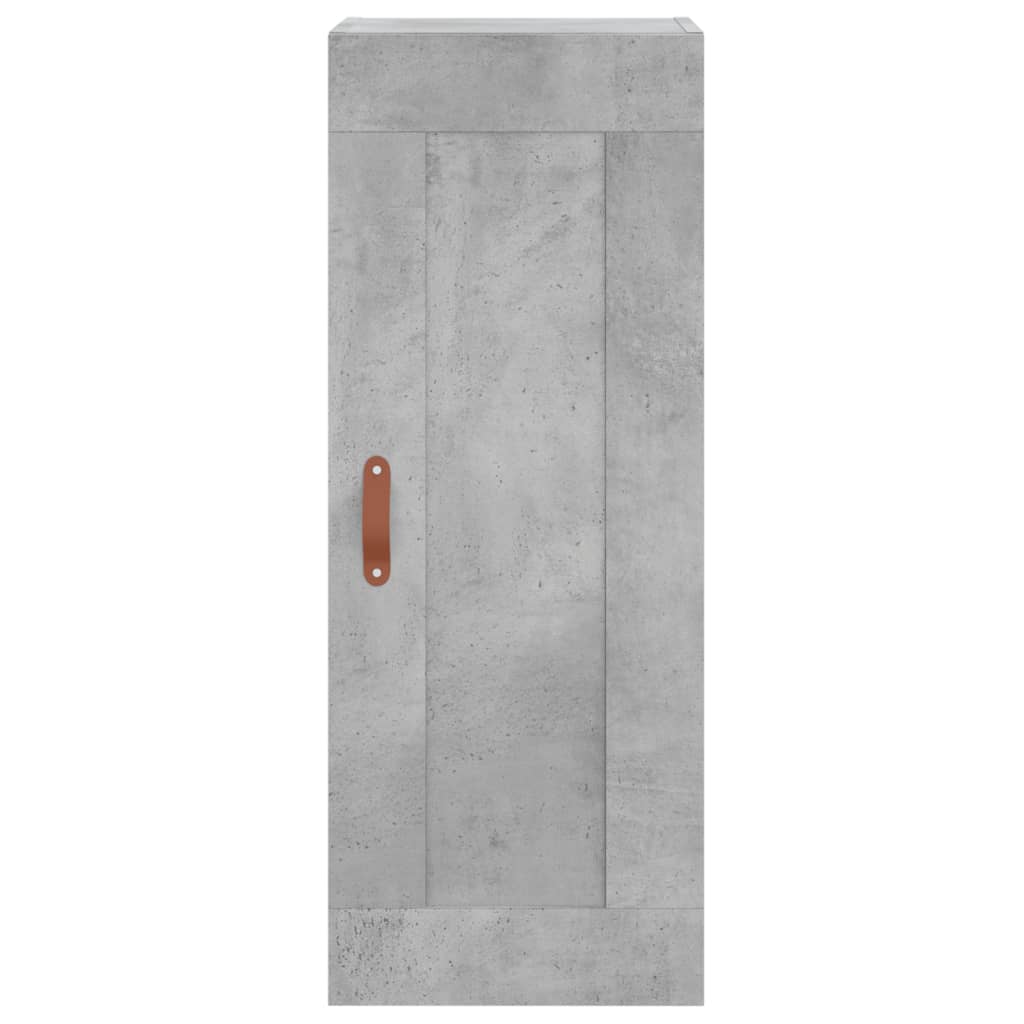 Skåp Betonggrå 34,5x34x180 cm