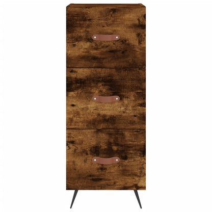 Skåp Rökfärgad Ek 34,5x34x180 cm