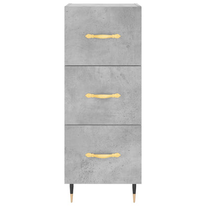 Skåp Betonggrå 34,5x34x180 cm
