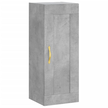 Skåp Betonggrå 34,5x34x180 cm