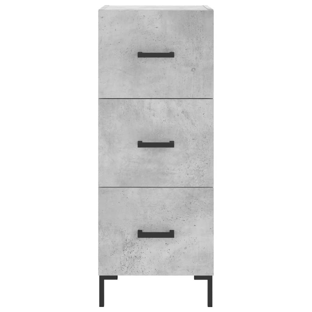 Skåp Betonggrå 34,5x34x180 cm