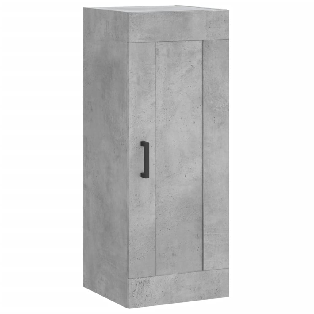 Skåp Betonggrå 34,5x34x180 cm