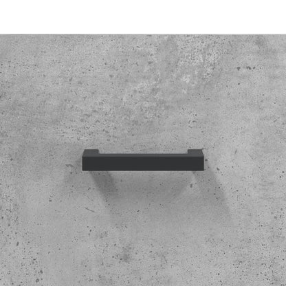 Skåp Betonggrå 34,5x34x180 cm