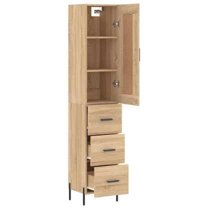 Skåp Sonoma Ek 34,5x34x180 cm