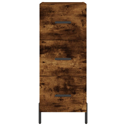 Skåp Rökfärgad Ek 34,5x34x180 cm