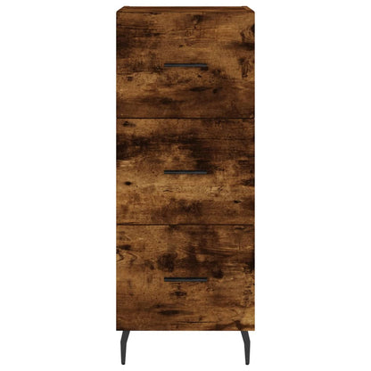Skåp Rökfärgad Ek 34,5x34x180 cm