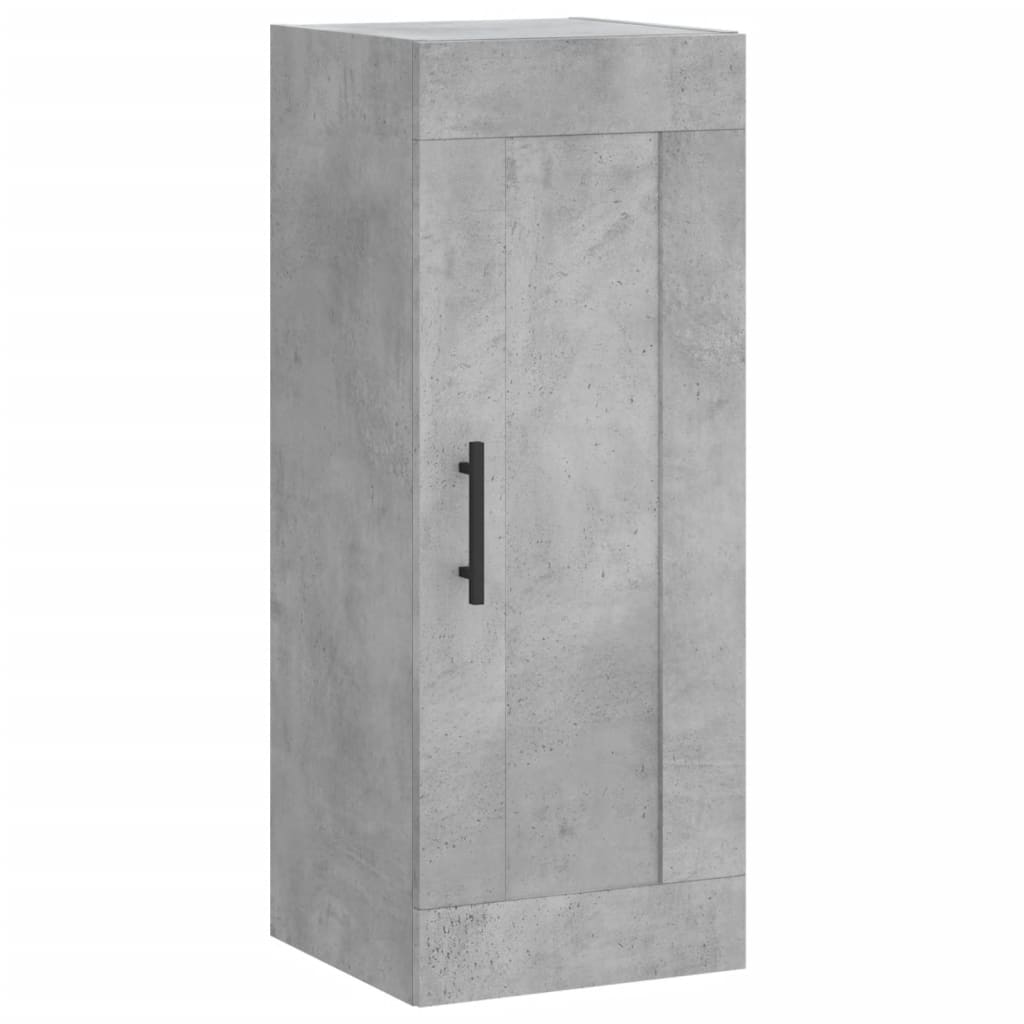 Skåp Betonggrå 34,5x34x180 cm