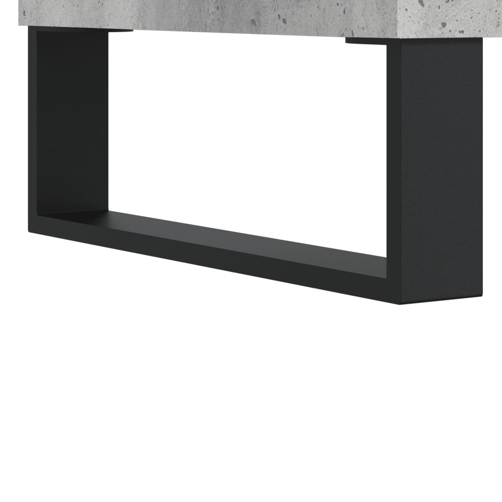 Skåp Betonggrå 34,5x34x180 cm
