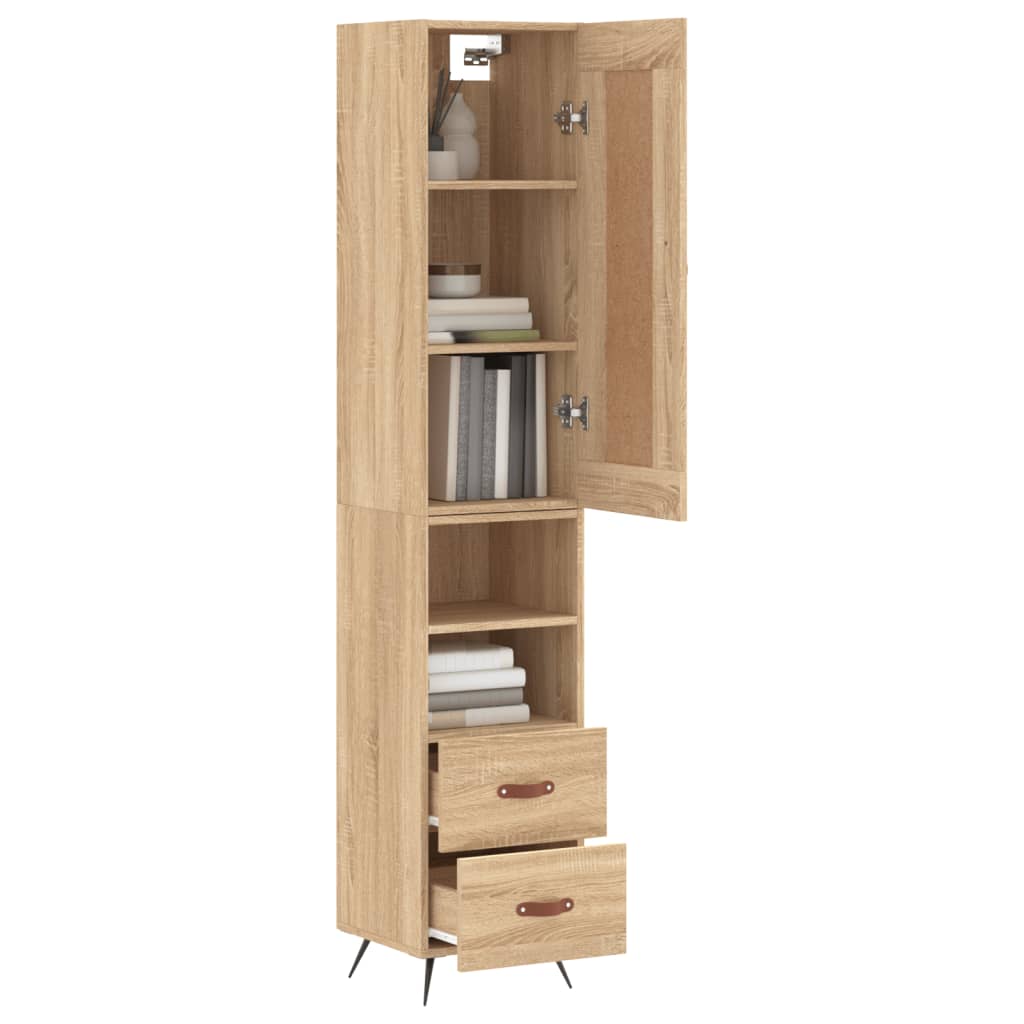 Skåp Sonoma Ek 34,5x34x180 cm