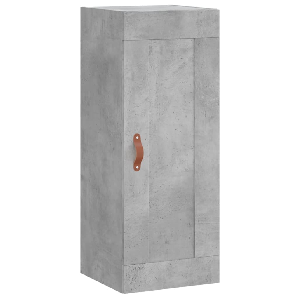 Skåp Betonggrå 34,5x34x180 cm