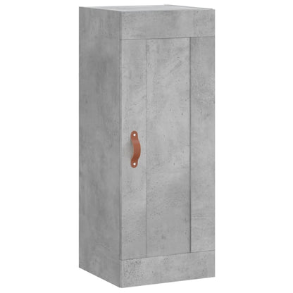 Skåp Betonggrå 34,5x34x180 cm