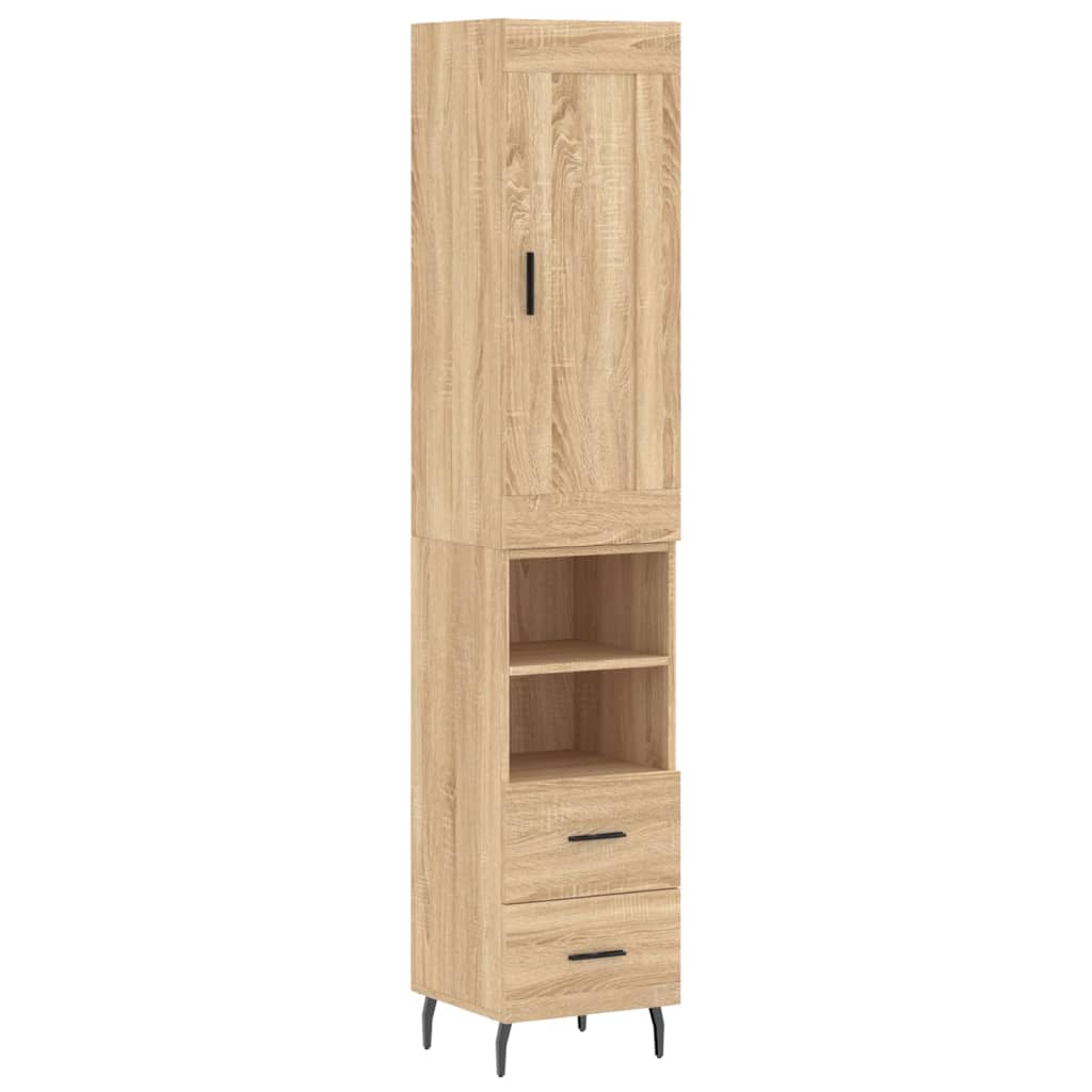 Skåp Sonoma Ek 34,5x34x180 cm