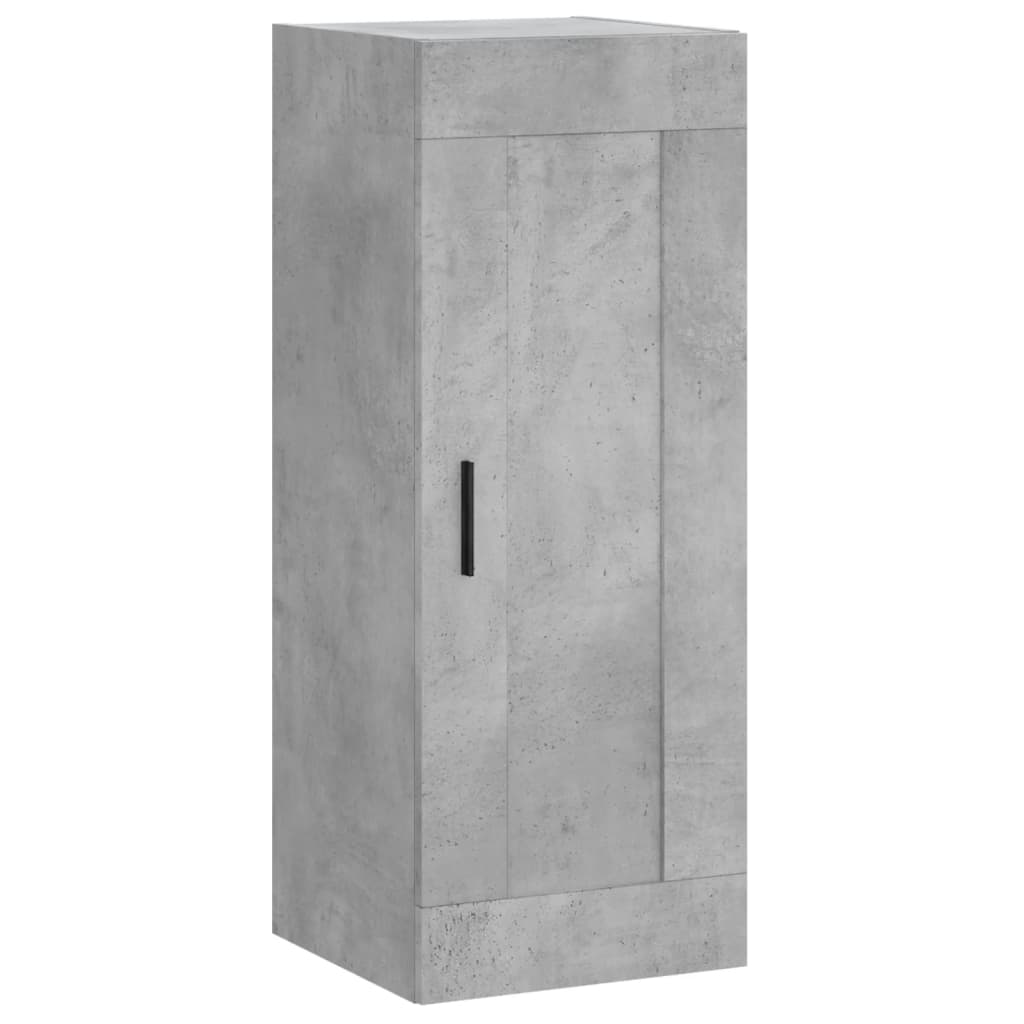 Skåp Betonggrå 34,5x34x180 cm