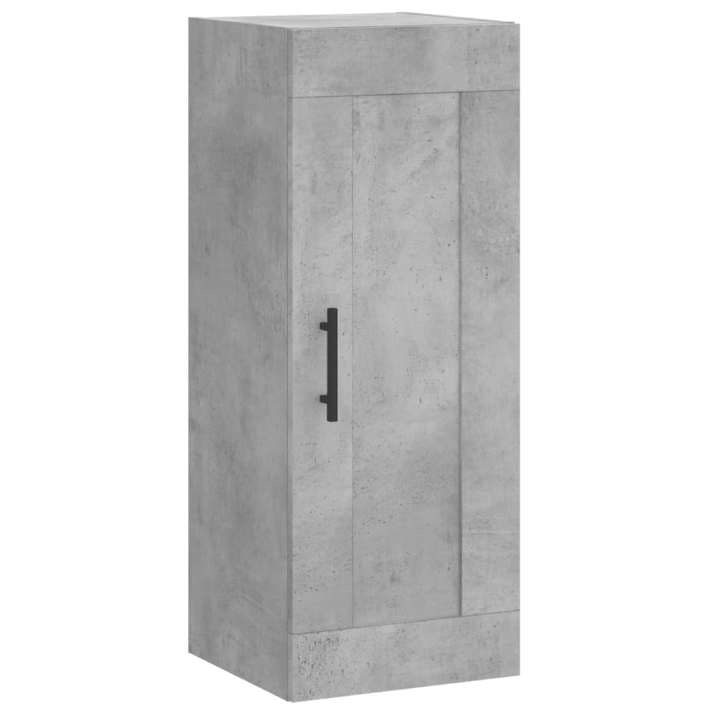 Skåp Betonggrå 34,5x34x180 cm