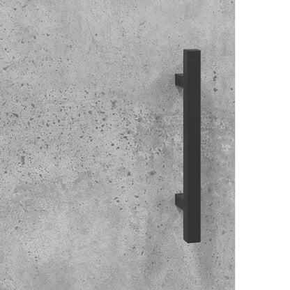 Skåp Betonggrå 34,5x34x180 cm