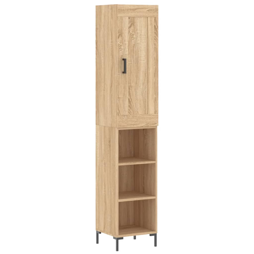 Skåp Sonoma Ek 34,5x34x180 cm