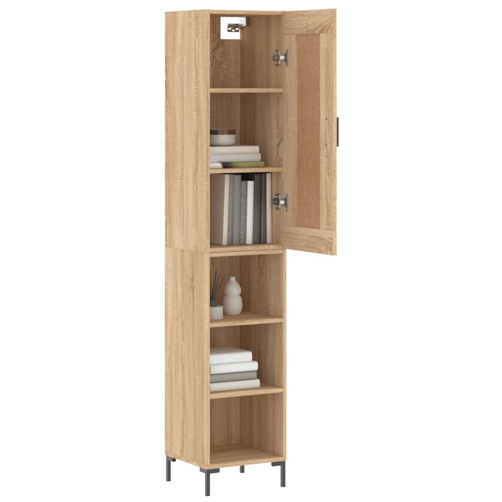 Skåp Sonoma Ek 34,5x34x180 cm