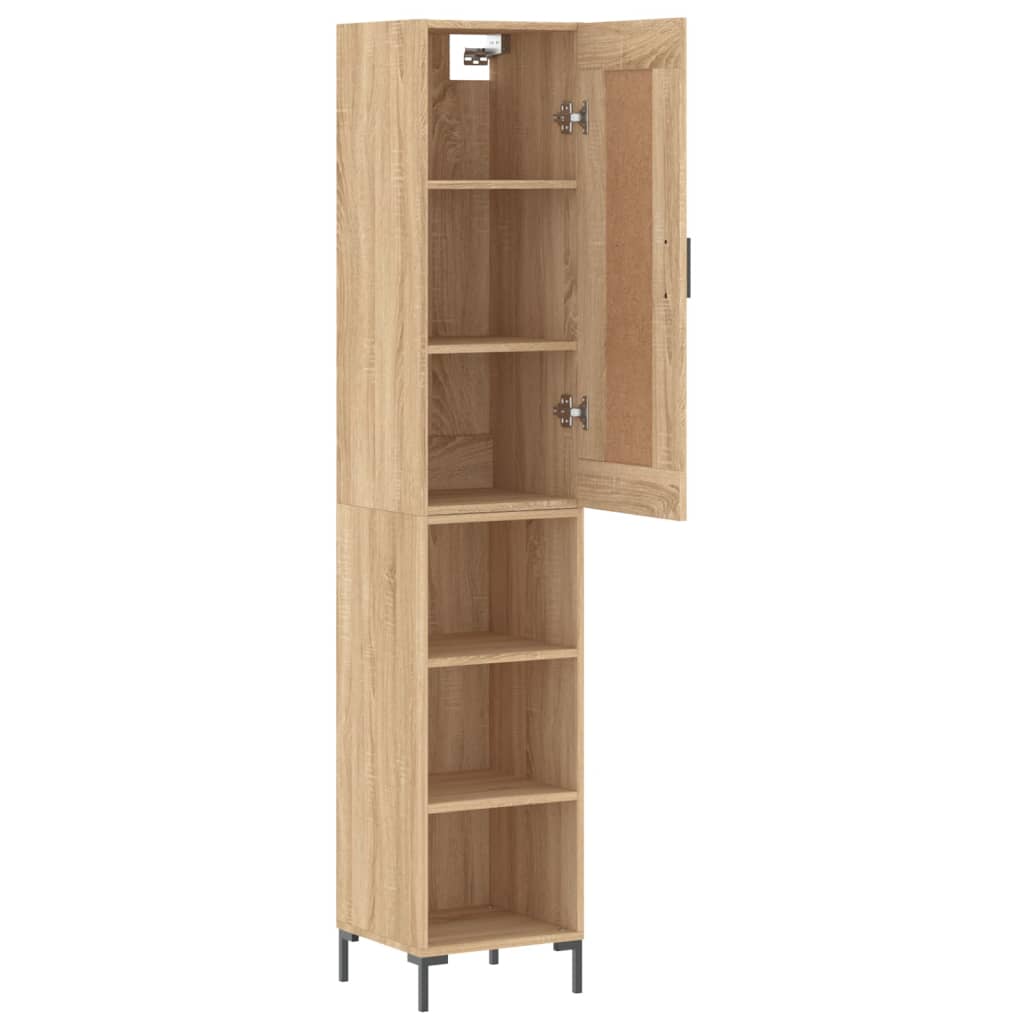Skåp Sonoma Ek 34,5x34x180 cm