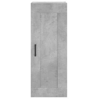 Skåp Betonggrå 34,5x34x180 cm