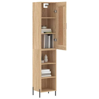 Skåp Sonoma Ek 34,5x34x180 cm