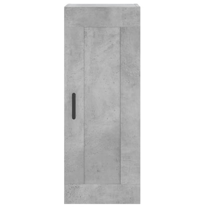 Skåp Betonggrå 34,5x34x180 cm
