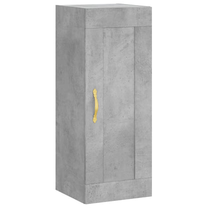 Skåp Betonggrå 34,5x34x180 cm