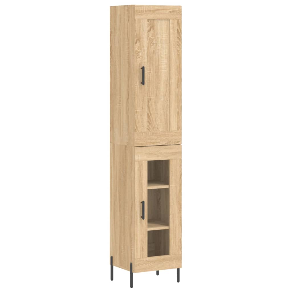Skåp Sonoma Ek 34,5x34x180 cm