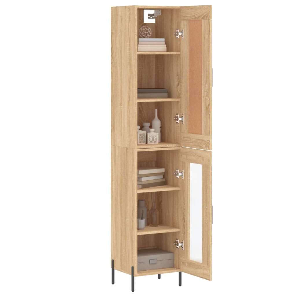 Skåp Sonoma Ek 34,5x34x180 cm