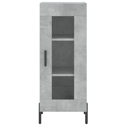 Skåp Betonggrå 34,5x34x180 cm