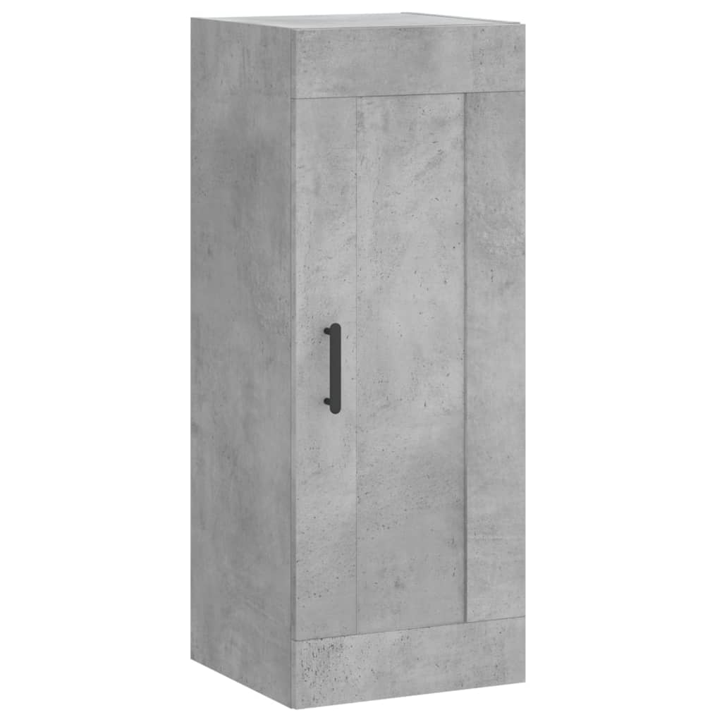 Skåp Betonggrå 34,5x34x180 cm