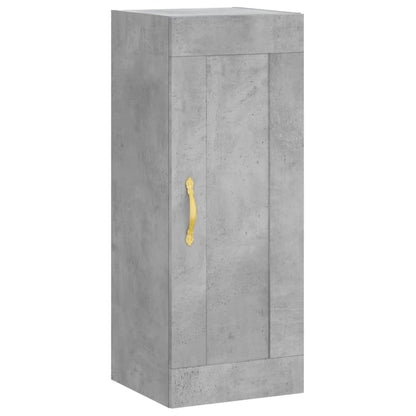 Skåp Betonggrå 34,5x34x180 cm