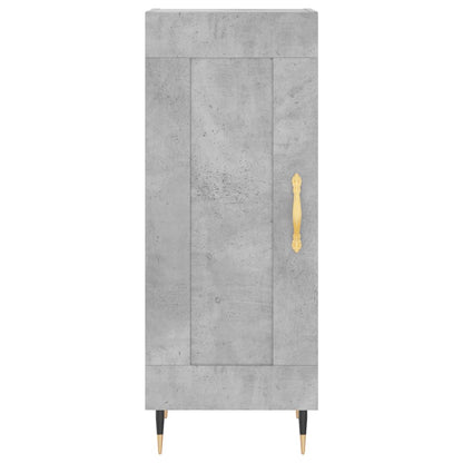 Skåp Betonggrå 34,5x34x180 cm