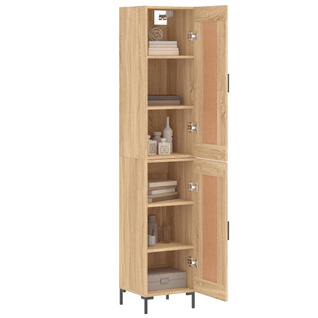 Skåp Sonoma Ek 34,5x34x180 cm